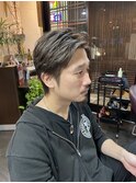 波巻きツイストスパイラル/刈り上げセンターパート/北習志野