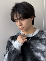 トリッカ シブヤ(TRICCA SHIBUYA)&nbsp;メンズカットパーマシースルーラウンドマッシュウルフ渋谷