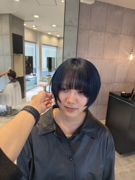 アース 名取店(HAIR&MAKE EARTH) ネイビーブルー