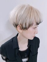 アナザヘアー なんば 高島屋前店(ANAZA hair)&nbsp;マッシュショート＆ハイトーンエンドカラー