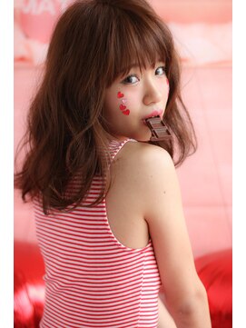 マーリャヘアー(mallia hair) 小顔色っぽふんわりミディｂｙ塚本あつし