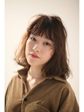 ソワン ドゥ ブレス フラン 東花園店(soin de brace Fran) 伸ばしかけにおすすめ長めボブ・ロブスタイル