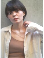 レジュアル(RESSUAL)&nbsp;前髪　くびれミディ　イヤリングカラー　ラベンダーカラー