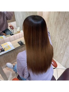 アース オーセンティック 草津エイスクエア店(EARTH Authentic) ブリーチ毛でも可能♪髪質改善プレミアムストレート♪