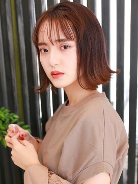 ラフィス ヘアー ティア 垂水店(La fith hair tear) 【La fith】外はねボブ×シースルーバング