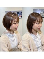 くびれショート　メルティカラー　髪質改善