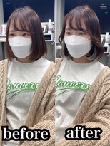 リリー(Lilley)&nbsp;【Lilley 稲永麻衣】インナーエクステ+韓国ボブ 天神/今泉