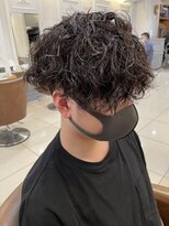 テトラ バイ ネオリーブ 横浜西口店(tetra by neolive)&nbsp;横浜★ミディアムマッシュのウザバングツイスパ