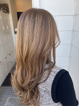 アプシー 三木店(Apsee) ロング×ブロンドベージュ