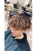【Nishida】ツイストスパイラルパーマ×マッシュ