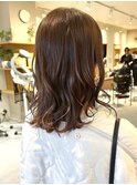ココアブラウン×ミディアム