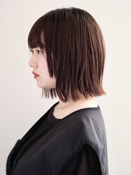 ミンクス 銀座店(MINX) 似合わせ イメチェンヘアスタイル ハッシュカット フルバング