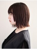 似合わせ イメチェンヘアスタイル ハッシュカット フルバング