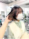 【aki】ボブ×隠せるインナーカラー