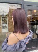 ツヤ感☆ブリーチなしラベンダーカラー