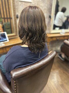 ヘアー クリアー 牟礼本店(hair clear) ミディアム パーマスタイル