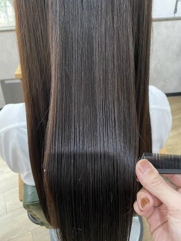 ピフデザイン(pifdesign)の写真/【祝☆5周年!!】 話題の髪質改善！超音波アイロンで、髪の芯まで潤いを閉じ込め、しっとりまとまる質感に♪