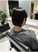 プツッとボブ～地毛風透明感カラー～
