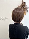ブリーチなしで作るグレージュカラー♪