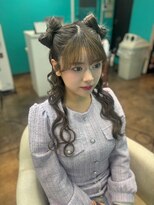 立体リボン　ハーフツイン