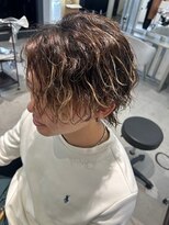 メンズサロン キング 梅田店(Men’s salon K!ng)&nbsp;波巻きツイストスパイラルパーマ/フェザーパーマ/眉毛/メンズ