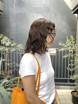 パープル(PURPLE)&nbsp;パーマ/ウルフパーマ/ボブパーマ/イルミナカラー