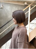 ボブ×グレージュカラー　松本