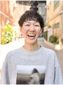 ショートパーマ/くるくるパーマ/メンズライク