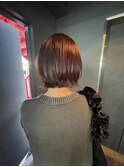 外ハネボブ/赤髪/髪質改善トリートメント/清澄白河/錦糸町