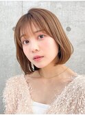 ボブ/ブリーチなし/髪質改善/イノアカラー/韓国ボブ/立川ボブ