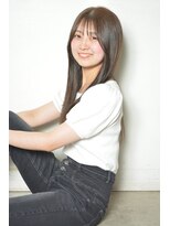 そう 札幌 ワンカールロングヘア 明るめオリーブベージュ