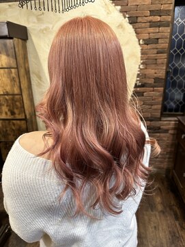 ヘアー クリエイト カルバリ(HAIR CREATE Calbari) ピンクブラウン×レイヤーカット