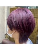 モードカラーで周りと差をつけるパープルカラー/Wカラー