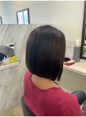 髪質改善ストレート/縮毛矯正×肩上ボブ! by.TANIGUCHI