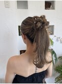 アップヘアスタイル