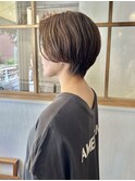 【透明感カラー】アッシュショート