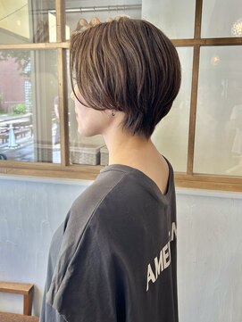 モク 神戸元町店(MOK) 【透明感カラー】アッシュショート