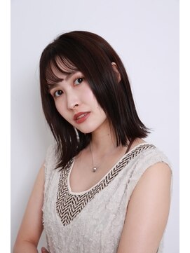 チップタップ 京成小岩店(tip top) ぱつっとミディアムへア