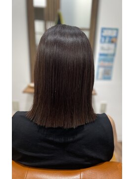 レアワンハナレ センター北美容院(lea/1 HANARE) 圧倒的艶髪美髪矯正×ヘイリーボブ