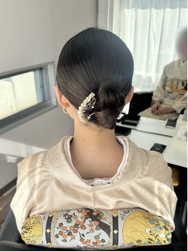 オウン(AUN) 訪問着ヘアセット