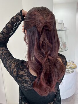 モナバイルーブル(MONA by Louvre) 【MONA名古屋駅】リボンアレンジ/ハーフアップ/アレンジ