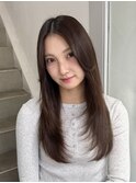 レイヤー/縮毛矯正髪質改善白髪ぼかしセミロングボブ