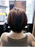 大人立体ショート