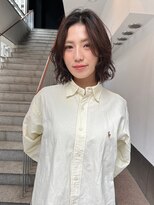 トリッカ シブヤ(TRICCA SHIBUYA)&nbsp;くびれレイヤー/ミディアムヘア/透明感ブラウン