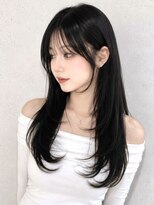 パルス ヨコハマ(PULSE yokohama)&nbsp;ロングレイヤーカット透明感カラー顔周りカット