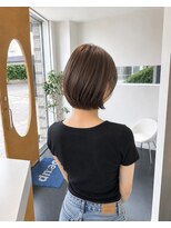 ビーアップヘアー(be:up hair)&nbsp;ブリーチなしダブルカラー透明感ボブ