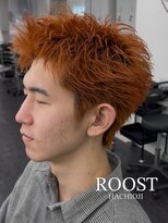 ルースト 八王子店(ROOST)&nbsp;MEN'SHAIR/スパイキーショート/ハイトーンカラー/眉毛/八王子