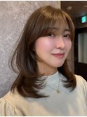 ワンカールで決まるレイヤーミディアムスタイル