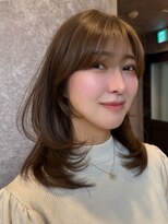ココア(cocoa) ワンカールで決まるレイヤーミディアムスタイル