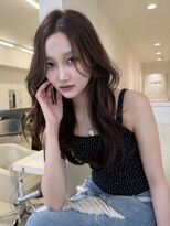 アイトーキョーエス 渋谷(AI TOKYO S) レイヤーカット/ラベンダーベージュ/くびれ巻き/髪質改善/渋谷
